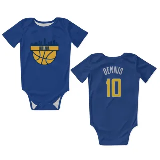 Indiana Pacers RayJ Dennis Blue  Newborn & Infant Bodysuit