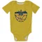 Indiana Pacers RayJ Dennis Gold  Newborn & Infant Bodysuit